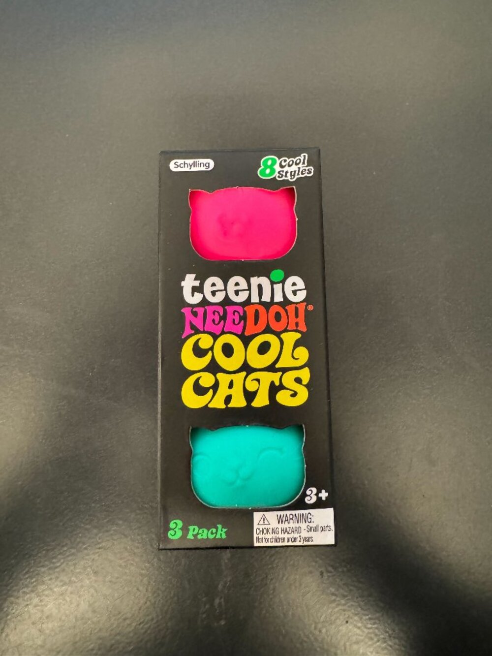 Schylling Needoh Teenie Cool Cats (Pink, Purple, Blue)